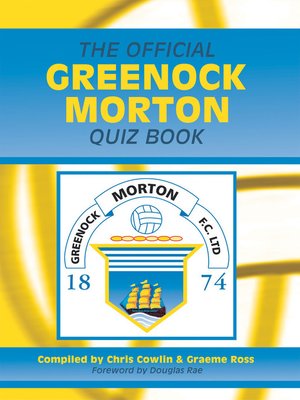 cover image of The Official Greenock Morton Quiz Book